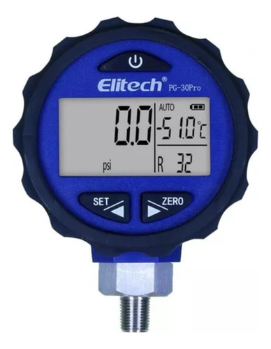 Manómetro Digital 500 Psi - Pg-30 Pro Blue
