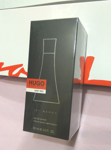 Perfume Hugo Boss Deep Red 90ml P/dama Importado Nuevo