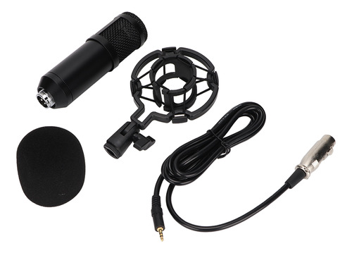 Micrófono De Condensador Con Cable Xlr A 3,5 Mm Professional