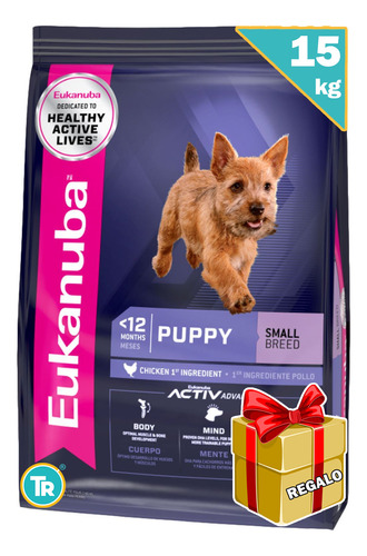 Eukanuba Cachorro Raza Chica 15kg + Dentastix + Envío 