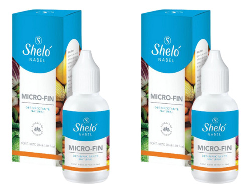 2 Pack Micro-fin Shelo (desinfectante Natural)