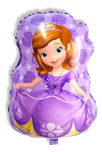 5 Globos Metalico De La Princesa Sofia 60cm | Meses sin interés