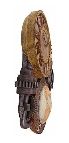 Diseño De Engranajes Toscano Del Tiempo - Reloj De Pared Di