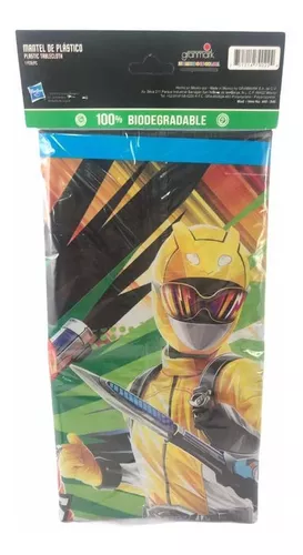 Mantel Desechable Power Ranger 108X182 cm