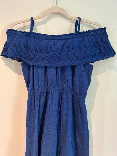 Vestido Azul De Mimo&co Usado En Excelente Estado/como Nuevo