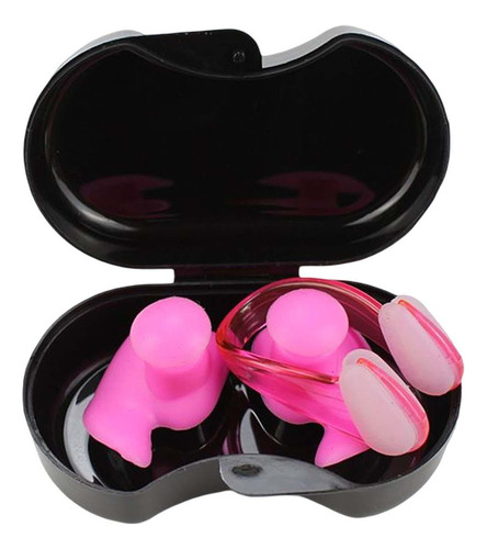 Fs 2 Juego De Tapones Para Los Oídos Para Natación, Rosa