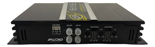 Amplificador 2 Canales Para Medios Huracan2120 Dbbass Color Negro