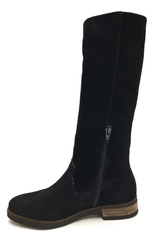 Botas Largas Con Flecos Gamuza Penelope Última Moda 3108