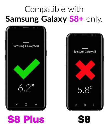 Funda Uso Rudo Golpes Para Galaxy S8+/s8 Plus Carcasa+mica Azul Samsung Galaxy S8+/s8 Plus