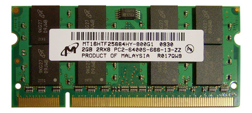 Memória RAM  2GB 1 Micron MT16HTF25664HY-800G1