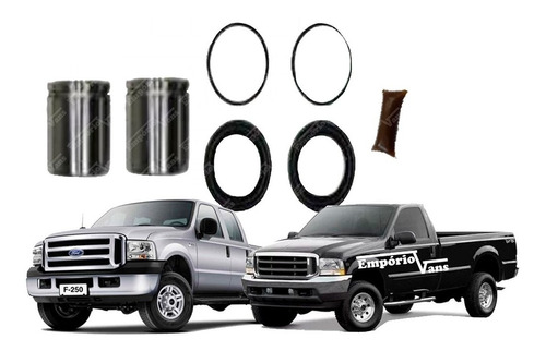 Kit Pistao Reparo Pinca Freio Diant F250 F350 F4000 99...