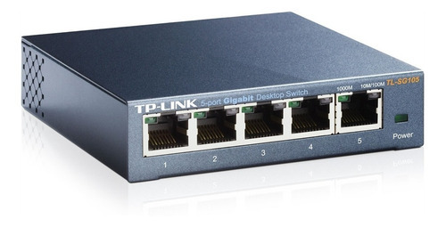 Switch De Red Tp-link 5 Puertos Sobremesa 1000 Mbps Pcreg