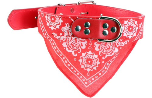 Collar Bandana Mascotas Estampado Navideño Cuello Ajustable 