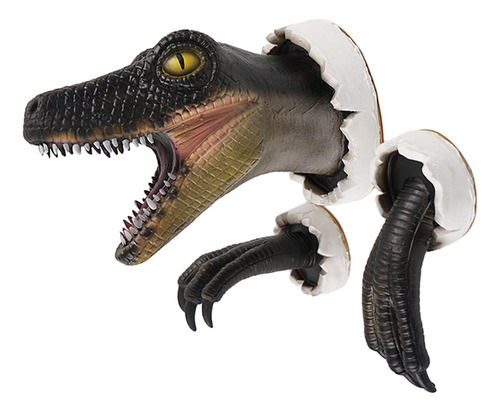Dinosaur Wall Sculpture Realistic Velociraptor Statue Wall