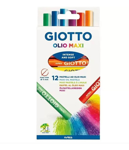 Pasteles Al Oleo Giotto Olio Max X 12- 293000