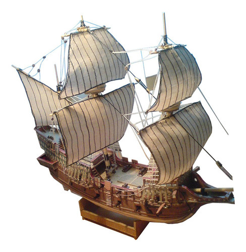 Kits De Velero De Papel A Escala 1:100 De Diy Ship Craft Par