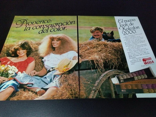 (pb954) Publicidad Clipping Tintura Provence Koleston 2000 (Usado)