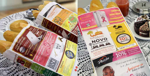Imagem 7 de 8 de Kit Especial Seu Negócio De Publicidade Em Sacos De Pão