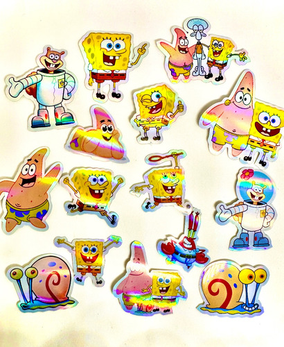 Sticker Bob Esponja Set 40pzs