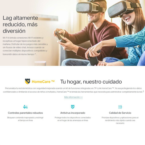 Imagen 5 de 9 de Sistema Wifi 6 Malla Para El Hogar, Tp-link Deco X20 2-pack