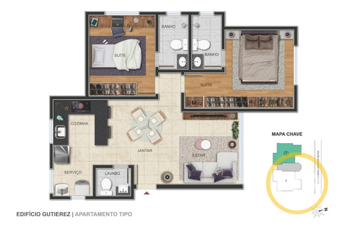 Imagem 4 de 6 de Apartamento Em Barroca - Belo Horizonte - 9419