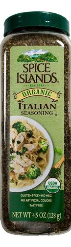 Spice Islands Condimento Italiano Orgánico Sin Sal Y Sin Glu