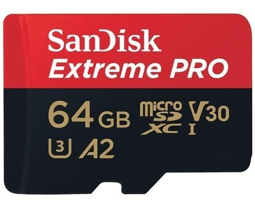 Sandisk Extreme Pro Micro Sd Xc 64gb 170mb/s U3 C10 V30 A2