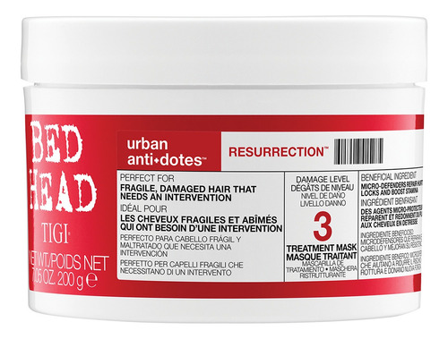 Máscara De Hidratação Bed Head Urban Antidotes Resurrecti