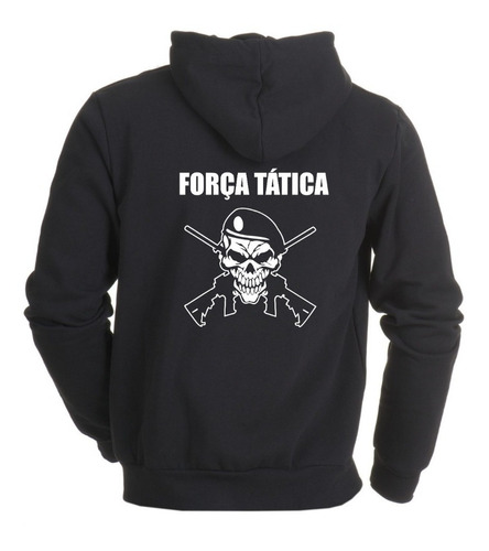 Blusa Moletom Jaqueta Frio Pm Militar Força Tatica Bpm10