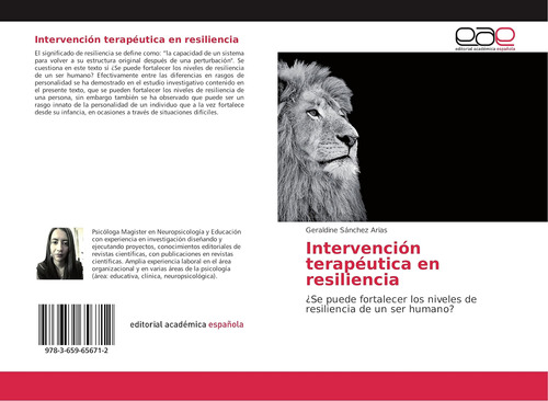 Libro: Intervención Terapéutica Resiliencia: ¿se Puede Fo