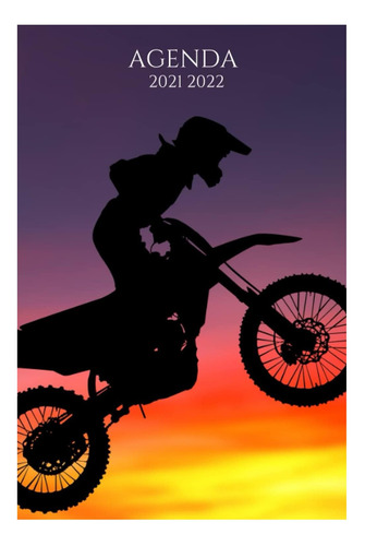 Libro: Agenda Motocross: Planificador Escolar Día Por Página
