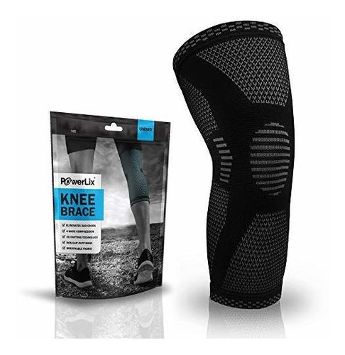 Powerlix Knee Compression Sleeve - Best Brace