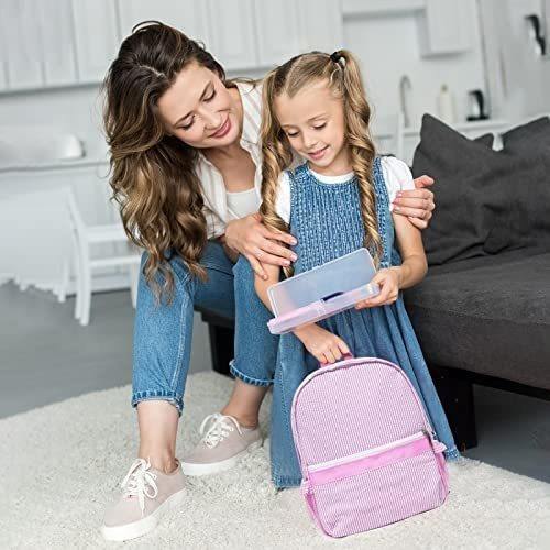 Mochila Infantil C/ Diseño De Flor En Corres Ajustables-rosa