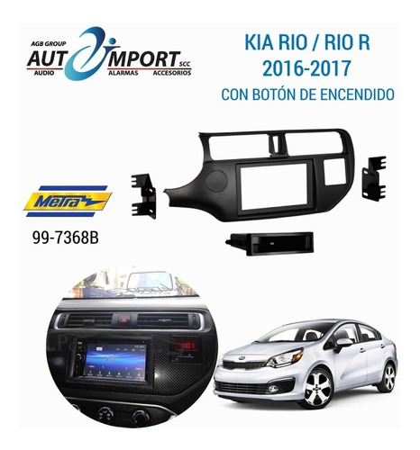 Adaptador De Radio Kia Río/ Rio R 2016-2017 Metra