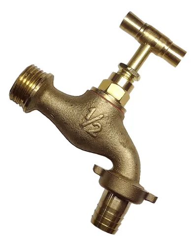 Canilla De Bronce Media Pulgada MercadoLibre