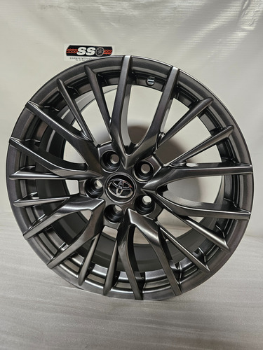 Rines 17 5-114 Toyota Prius 2023 2024 2025 Rav4 Camry 4pzs Hyperblack 7.5"