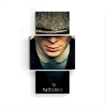 Comprar Cuadro Triptico Boina Gorra Thomas Shelby Peaky Blinders