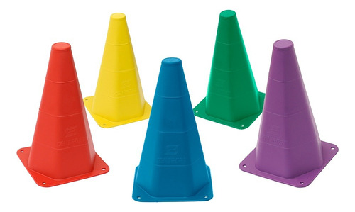 Kit 10 Cones De Agilidade 19 Cm Treinamento Funcional