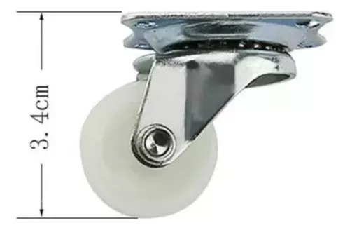 5 X Roda Boba Rodízio Giratório Robótica Robô Chassi Arduino