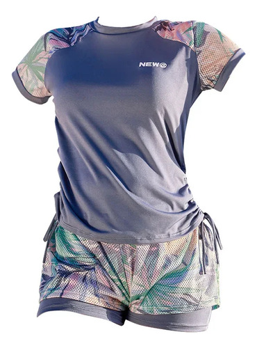 Traje De Baño Para Mujer Conservative Plus Size Ink Blue