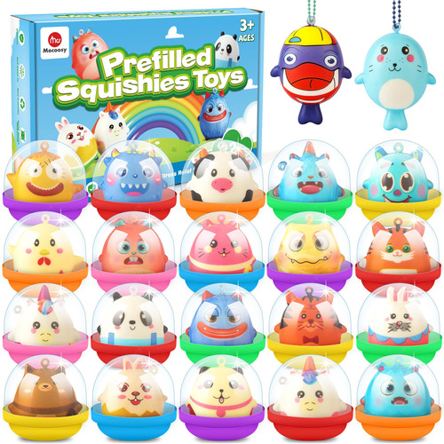Squishy Toy Mocoosy, Paquete De 22 Unidades, Para Regalos De