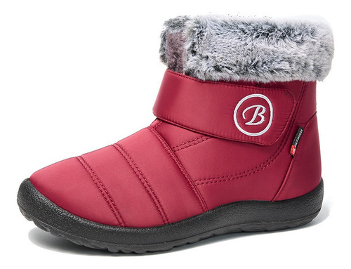 Botas Invierno Mujer Impermeable Nieve Zapatos Planos Casual