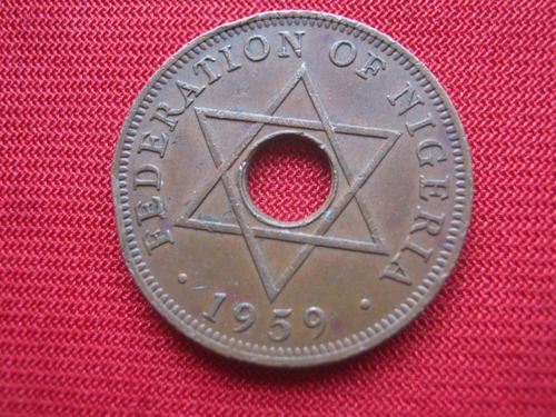 Imagen 2 de 2 de Federación De Nigeria 1 Penny 1959