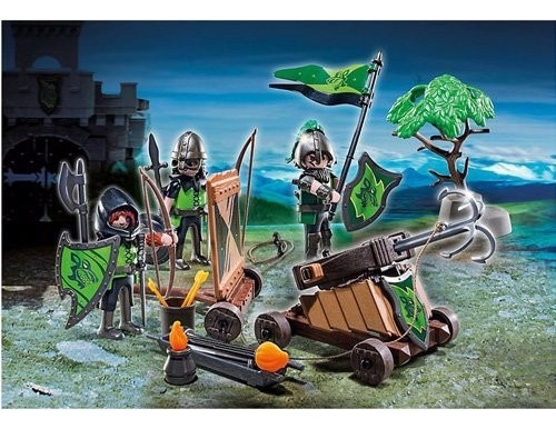 Playmobil Caballeros Del Lobo Y Catapulta 6041 Educando