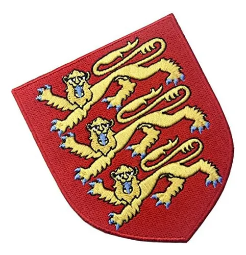 Escudo De Armas Real De Inglaterra, Emblema Bordado, Escudo