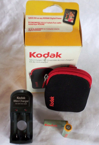 Kit Cargador+baterias Aa+estuche Camara Kodak