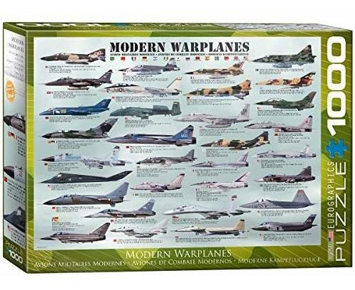 Puzzle Eurographics Modern Aviones De Guerra (1000 Piezas).