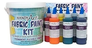 Handy Art 9 Color - Kit De Pintura De Tela De 4 Onzas