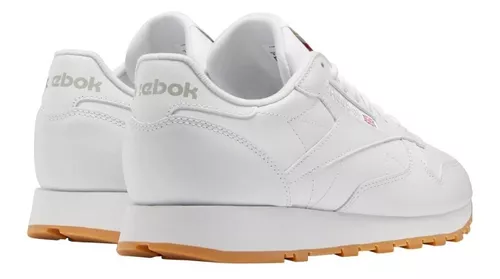 Tenis Reebok Classic Leather Hombre 49799 Casual Blanco