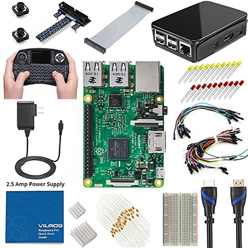 Raspberry Pi 3b Kit + Keyboard + Componentes + Case Nueva